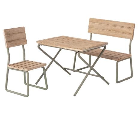 Set de jardin avec chaise et banc - MAILEG 11-1113-00 55548316