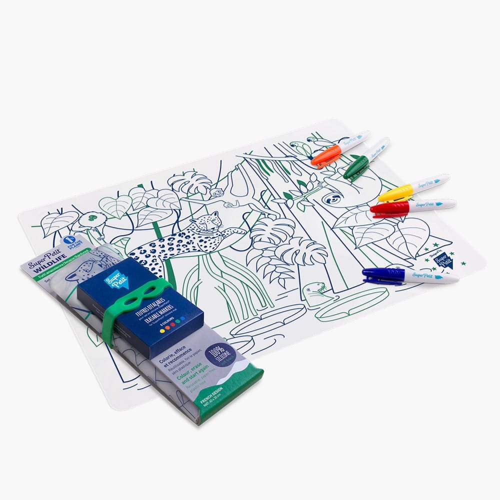 set de table a colorier amazonia - SUPERPETIT SMATAMAZONIA 3760264700890