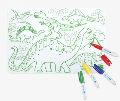 set de table a colorier mini dino - SUPERPETIT dino 3760264700005