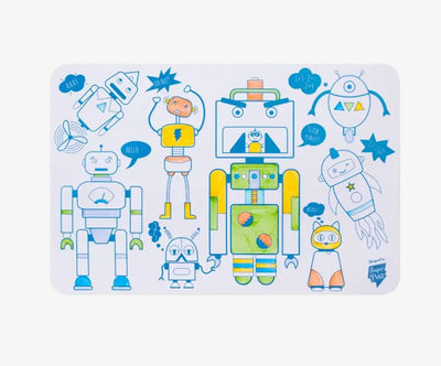 Set de table a colorier mini Robot - SUPERPETIT robot