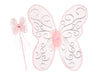 Set des ailes et baguette magique Sophia rose pâle - SOUZA 105702 872014332449