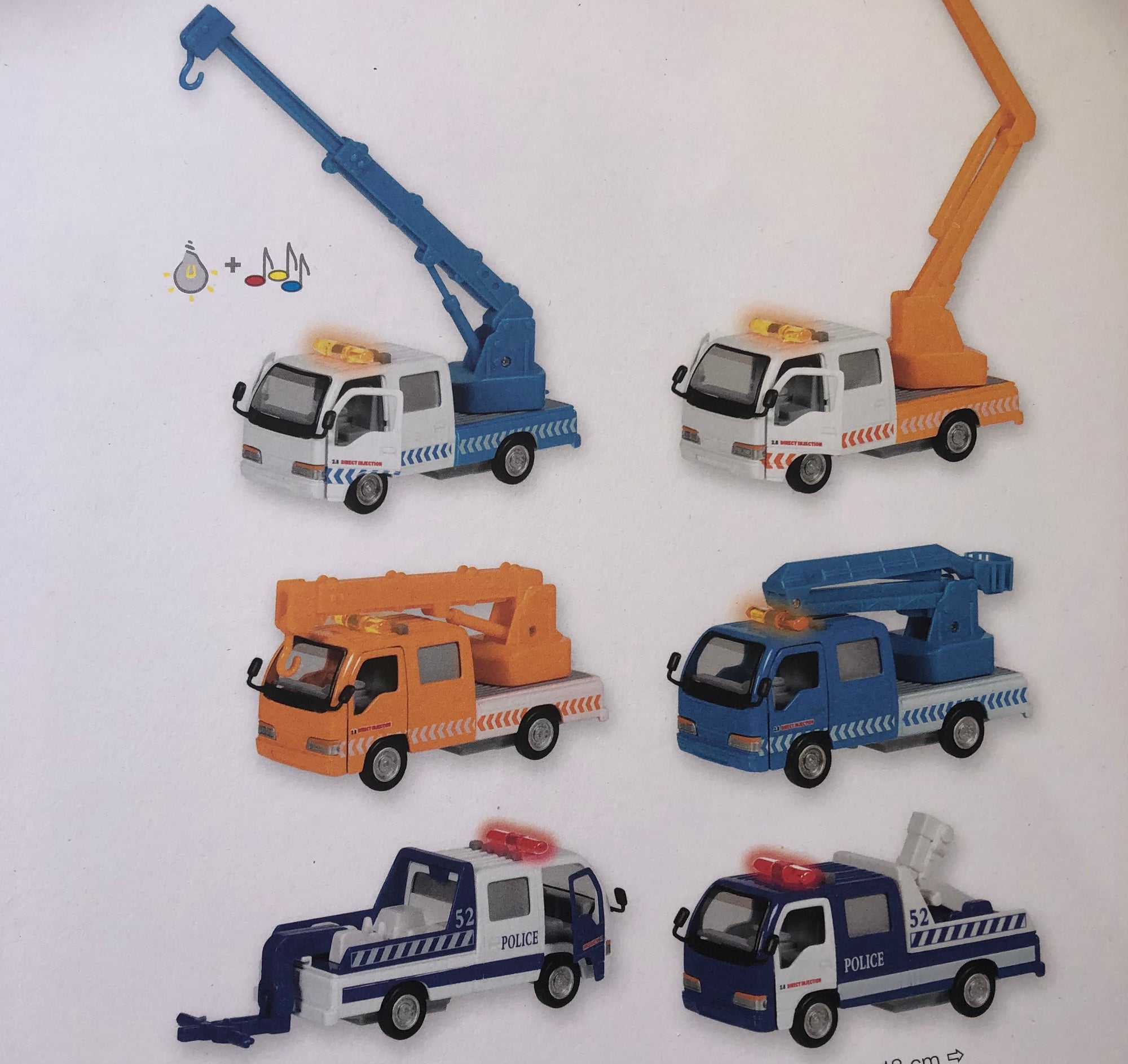 sonic service truck, sons et lumières métal - GOKI 12315 4013594123150