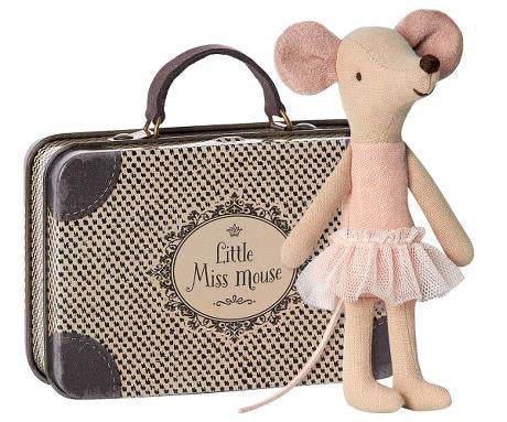 Souris ballerine dans la valise en metal - MAILEG 16-6786-01 5707304089209
