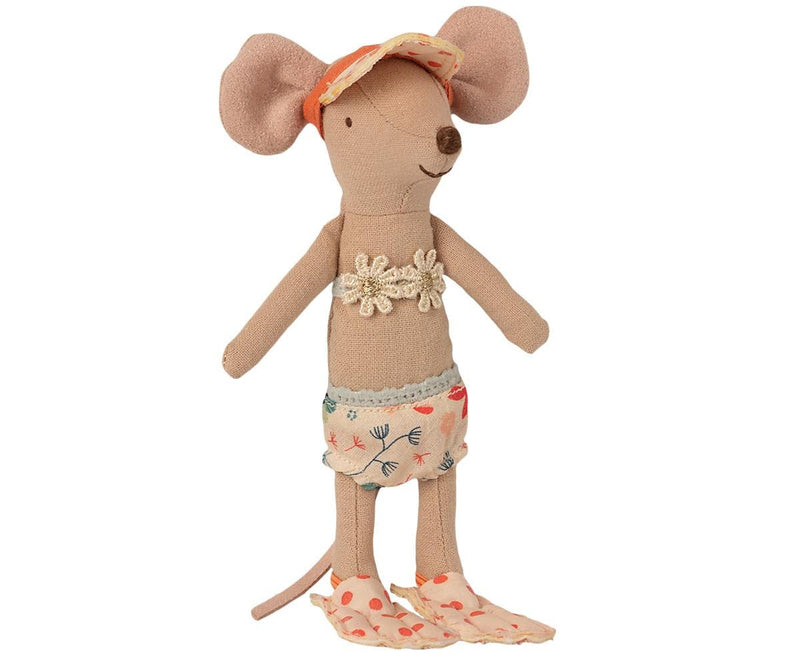 Souris de plage big sister avec cabin de plage - MAILEG 16-1731-01 26108060