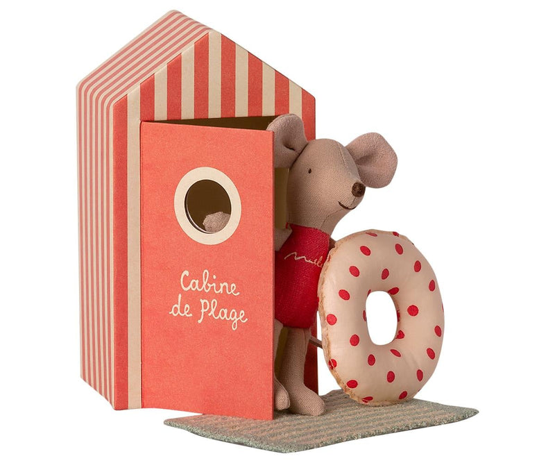 Souris de plage little sister avec cabin de plage - MAILEG 16-1721-01 65927836