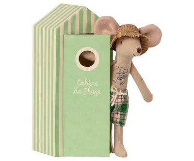 Souris de plage papa avec cabine de plage - MAILEG 16-1742-01 50127004