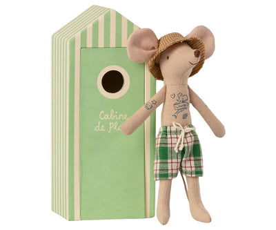Souris de plage papa avec cabine de plage - MAILEG 16-1742-01 50127004