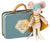 Souris super héros dans sa valise bleu - MAILEG 16-0721-01 5707304102878