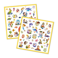 STICKERS PAPIER - SIRÈNES - Djeco DJ08885 3070900088856