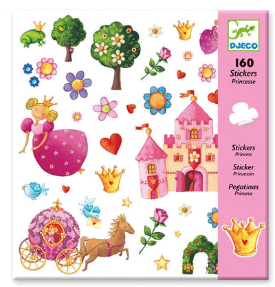 Stickers princesse 160 - Djeco dj08830 3070900088306