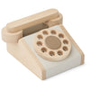 Téléphone vintage en bois Selma oat / sandy mix - LIEWOOD LW15116 3076 5715335049512