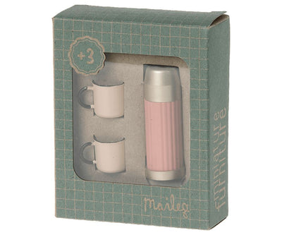 thermos et tasse miniature soft coral - MAILEG 11-2144-01 5707304119975