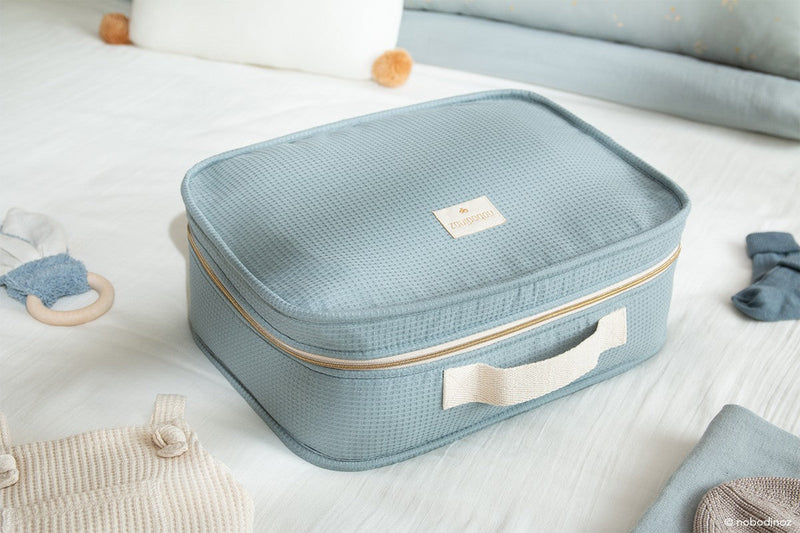 Victoria valise de maternité pour bébé stone blue - NOBODINOZ 8435574923738 8435574923738