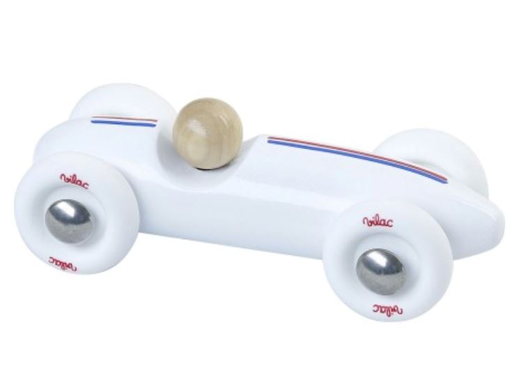 Voiture grandprix vintage blanc - VILAC 2342W 3048700234285